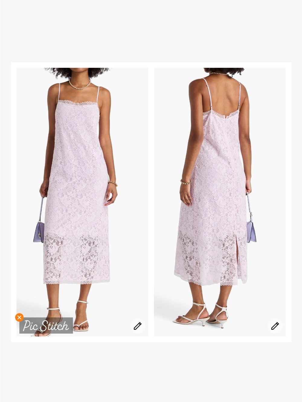 Zimmerman Pink Corded Lace Midi Dress